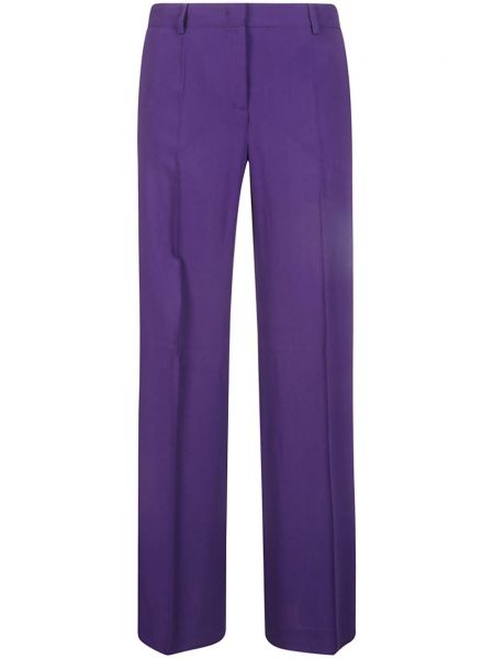 Pantaloni drepti Alberto Biani violet