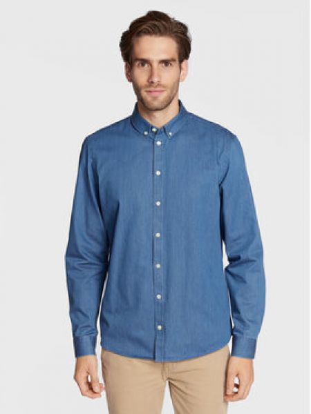 Džínová košile Casual Friday modrá