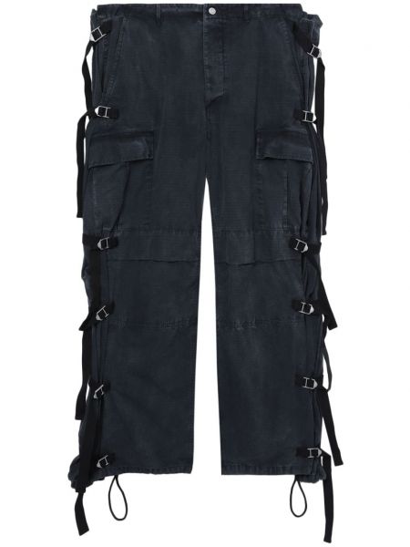 „cargo“ stiliaus kelnės su kišenėmis Magliano juoda