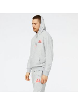 Fleece hoodie New Balance grau