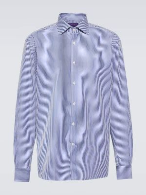 Ριγέ βαμβακερό πουκάμισο Ralph Lauren Purple Label