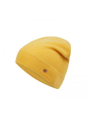 Z kaszmiru czapka beanie Fraas, żółty