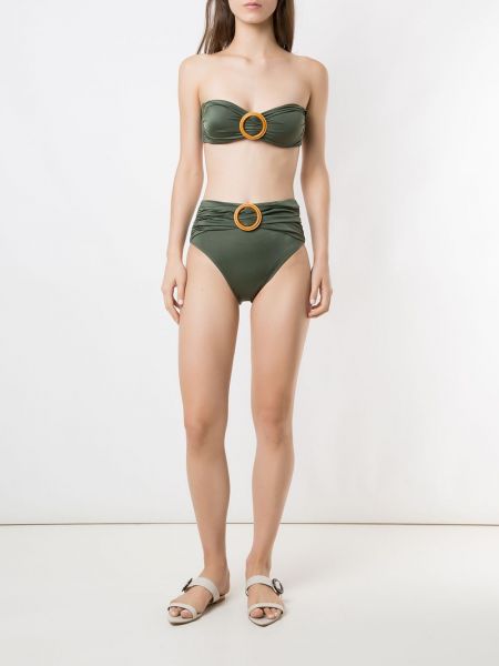 Bikini con hebilla Brigitte verde