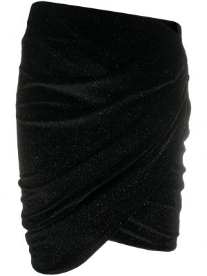 Falda de terciopelo‏‏‎ Alexandre Vauthier negro