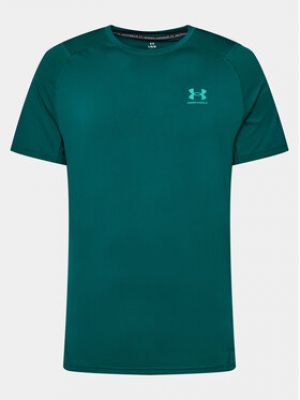 T-shirt de sport ajusté Under Armour vert