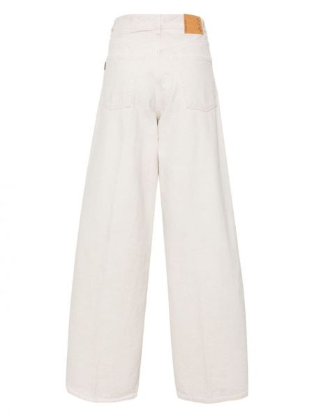 High waist jeans ausgestellt Haikure weiß