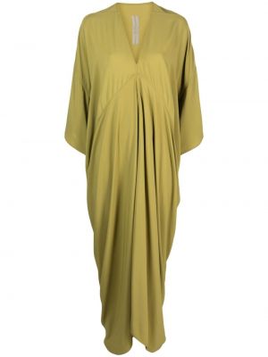 Sukienka długa Rick Owens zielona