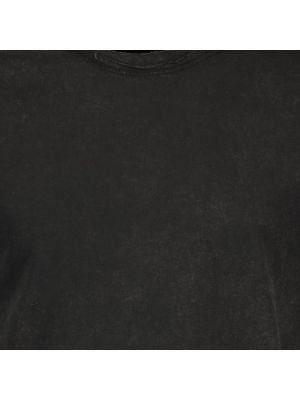 Camiseta de manga larga de algodón de tela jersey Dolce & Gabbana negro