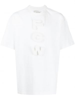 Памучна тениска Feng Chen Wang бяло