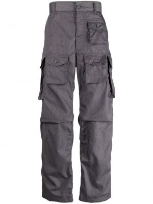 Cargo hlače Engineered Garments siva