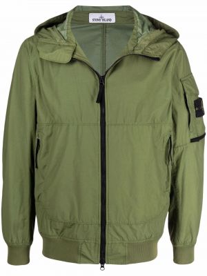 Postinumero kevyt takki Stone Island vihreä