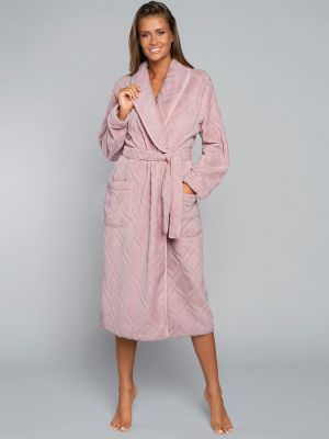 Pikkade käistega hommikumantel Italian Fashion roosa