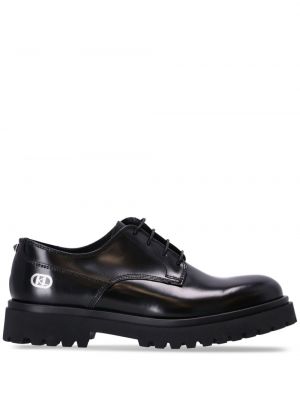 Pantofi derby din piele Karl Lagerfeld negru