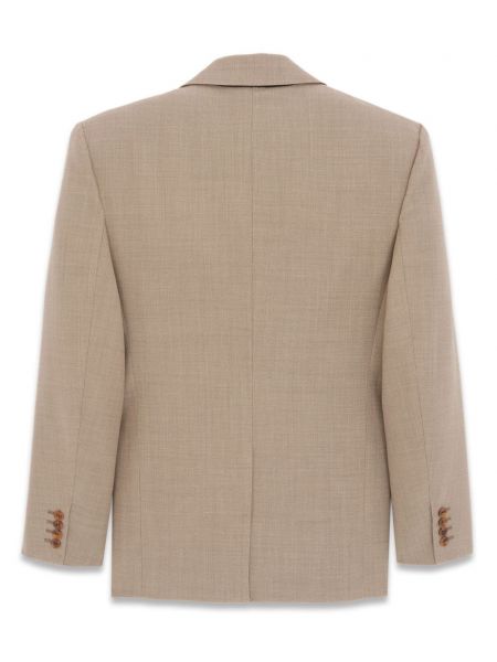 Oversize woll blazer Saint Laurent beige