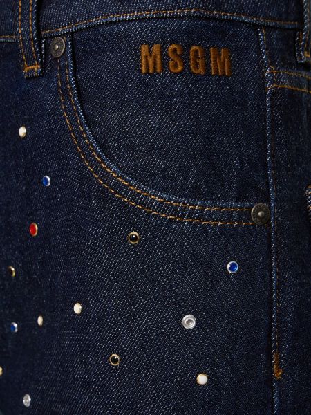 Düşük belli jean pantolon Msgm mavi