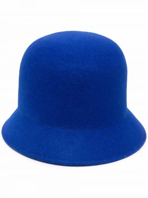 Вълнена шапка от филц Nina Ricci синьо