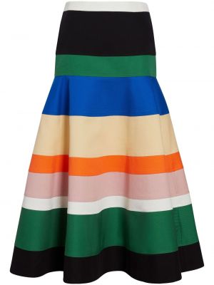 Pruhované sukně Rosie Assoulin zelené