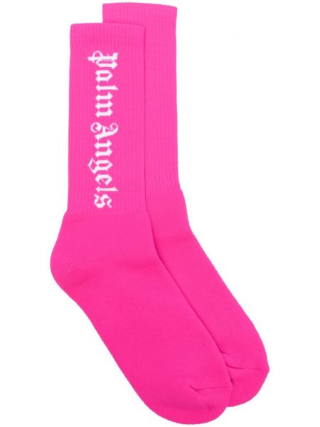 Chaussettes Palm Angels rose