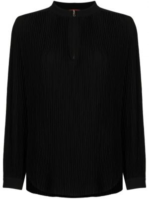 Плисирана блуза Manning Cartell черно