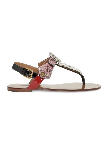 Sandały trekkingowe z kryształkami Dolce And Gabbana