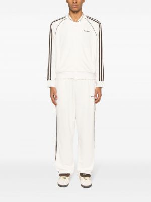 Haftowana kurtka Adidas biała