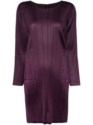 Rochie plisată Pleats Please Issey Miyake violet