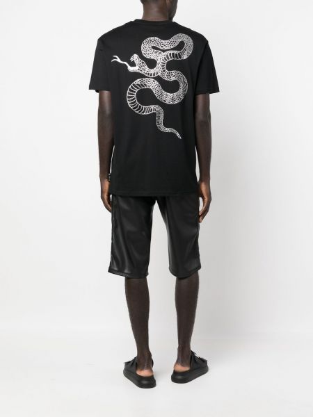 T-shirt aus baumwoll mit print mit schlangenmuster Philipp Plein