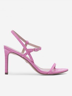 Kožené sandály Sam Edelman růžové