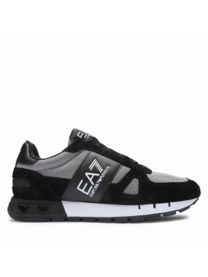 Flanel sneakers Ea7 Emporio Armani fekete