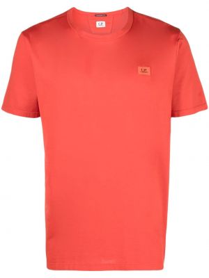 Памучна тениска C.p. Company червено