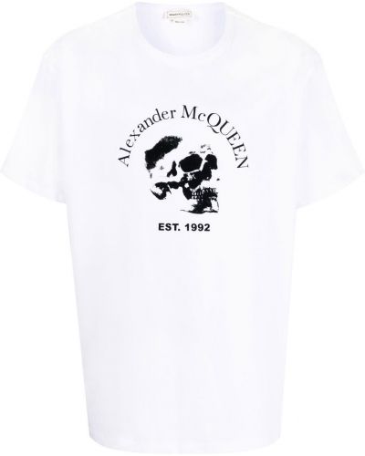 T-shirt Alexander Mcqueen vit