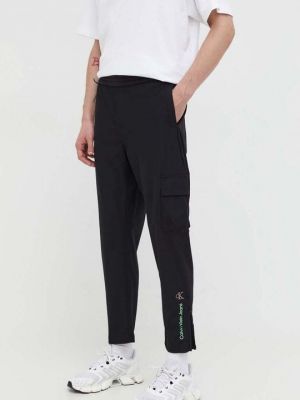 Тканевые брюки Calvin Klein Jeans черные