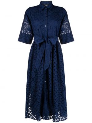 Midi šaty Kate Spade modrá