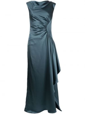 Robe de soirée asymétrique Amsale vert