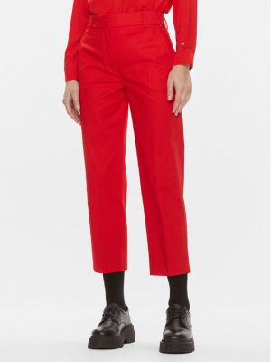 Pantaloni chino Tommy Hilfiger rosso