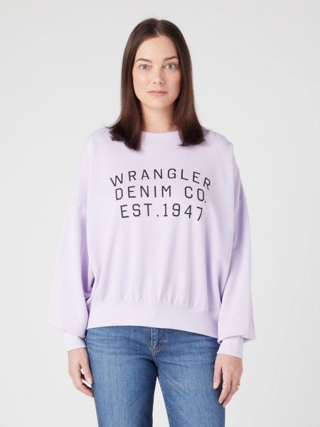Світшот Wrangler фіолетовий