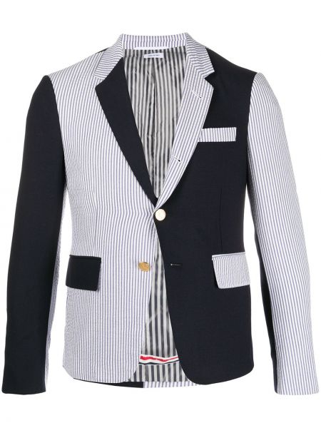 Uzun ceket Thom Browne mavi