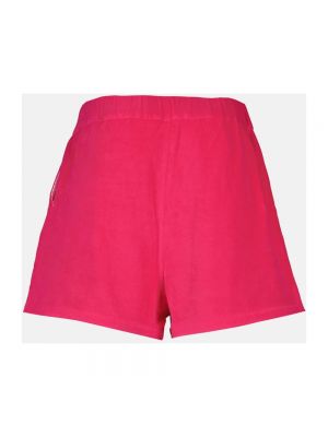 Pantalones cortos de algodón Moncler rosa