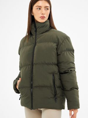 Zimný kabát s kapucňou D1fference khaki