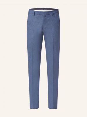 Obcisłe spodnie slim fit Pierre Cardin niebieskie