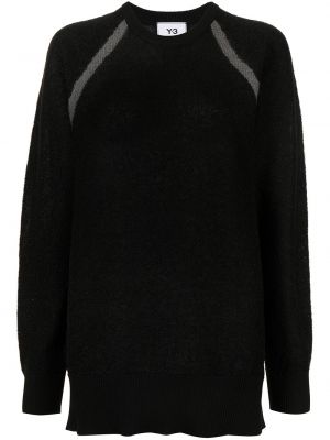 Oversize пуловер Y-3 черно