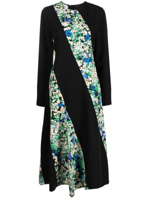 Floral stripete dress Stine Goya svart