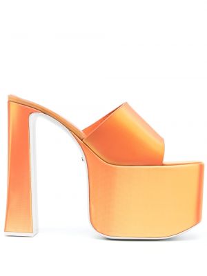 Sandales à plateforme Gcds orange