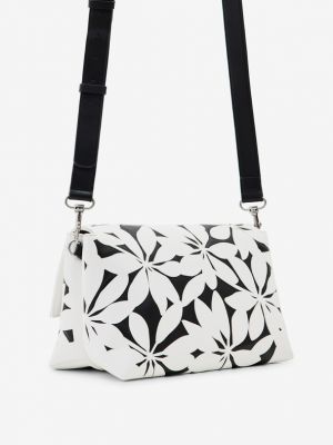 Чанта на цветя Desigual бяло