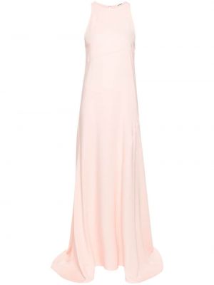 Вечерна рокля без ръкави Jil Sander розово