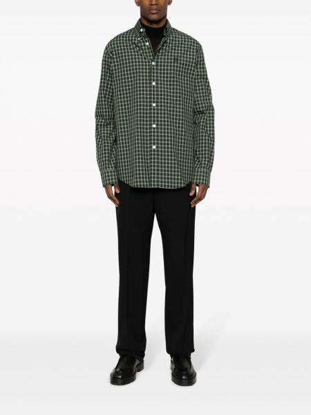 Pledinė siuvinėta marškiniai Givenchy žalia