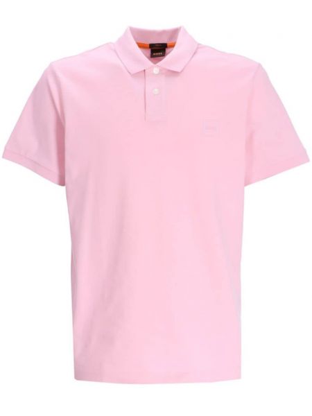 Поло тениска Boss розово