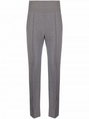 Pantalones de cintura alta Alexandre Vauthier gris