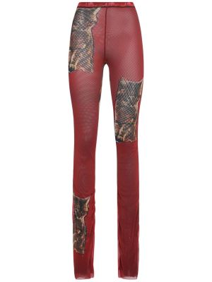 Pantaloni plasă Ottolinger roșu