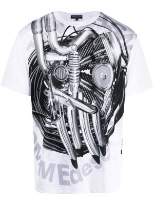 T-shirt con stampa Comme Des Garçons Homme Plus bianco